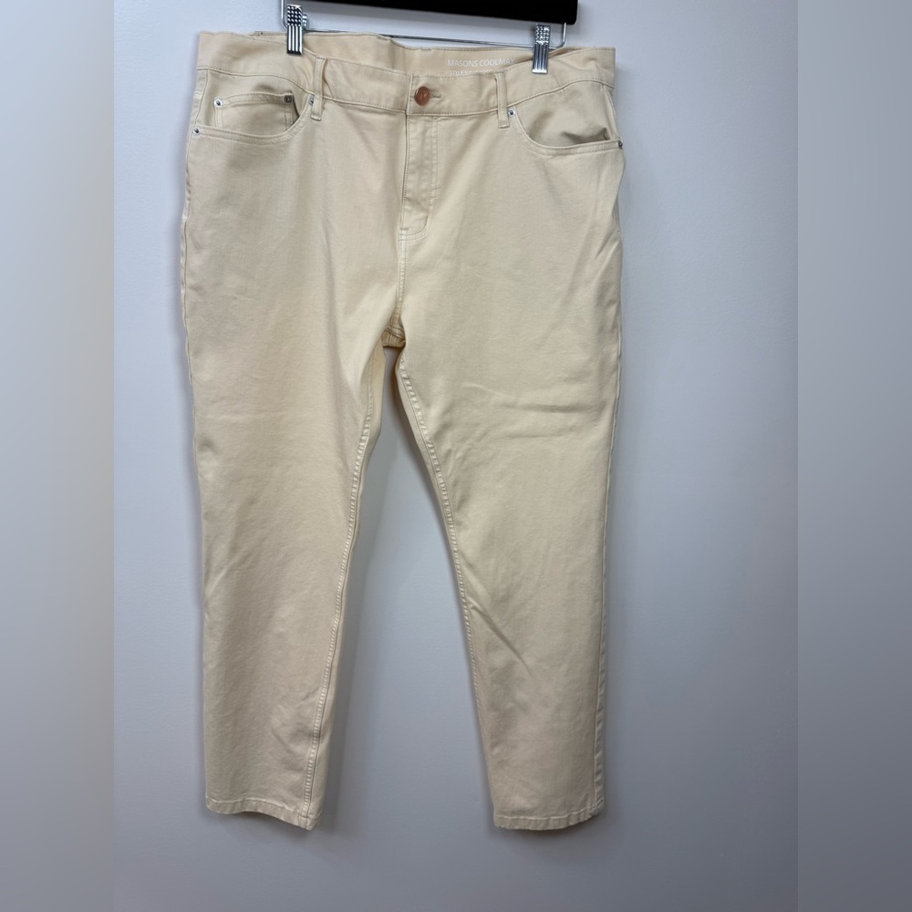 MUGSY Men’s Ivory Jeans size 40x32 - Picture 2 of 6